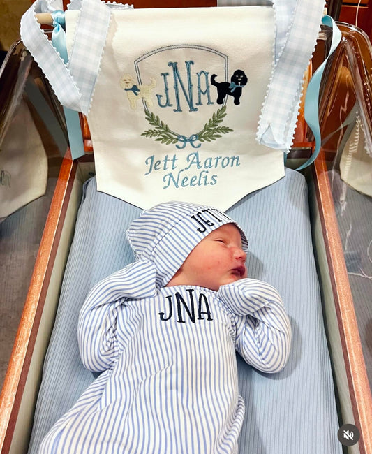 CUSTOM Baby Banner- Doodle