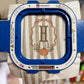 Fall embroidered wreath sash