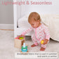 Beautiful Bows Bamboo Pajamas, 2 Way Zipper Romper
