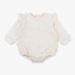 Ivory Sweatshirt Bubble Romper