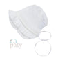 Paty Knit Bonnet with Chiffon Trim
