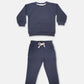 Organic Cotton Jogger Set- Navy *Embroidery Included