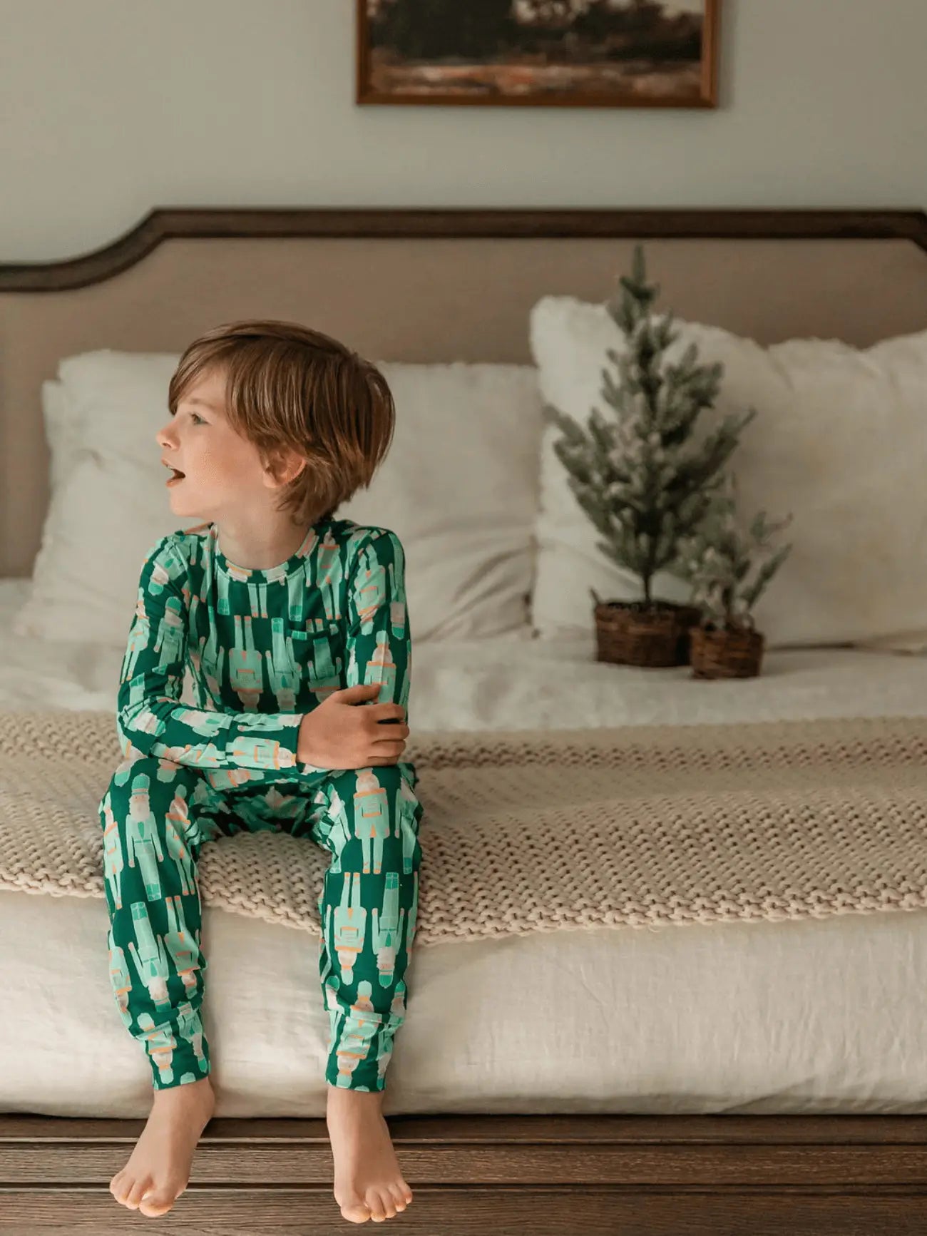 Green Nutcrackers Two Piece Set