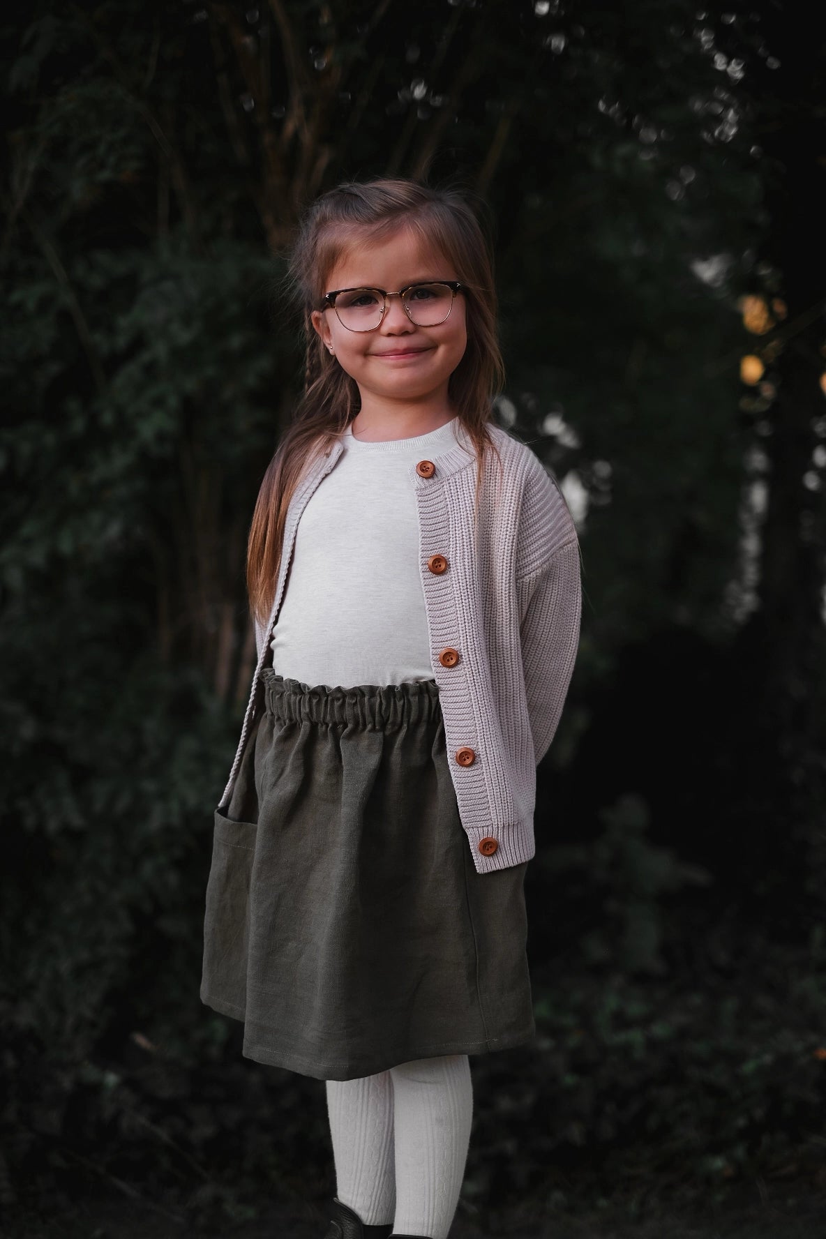 Oatmeal Cardigan *Embroidery Included