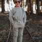Organic Cotton Jogger Set- Pistachio *Embroidery Included