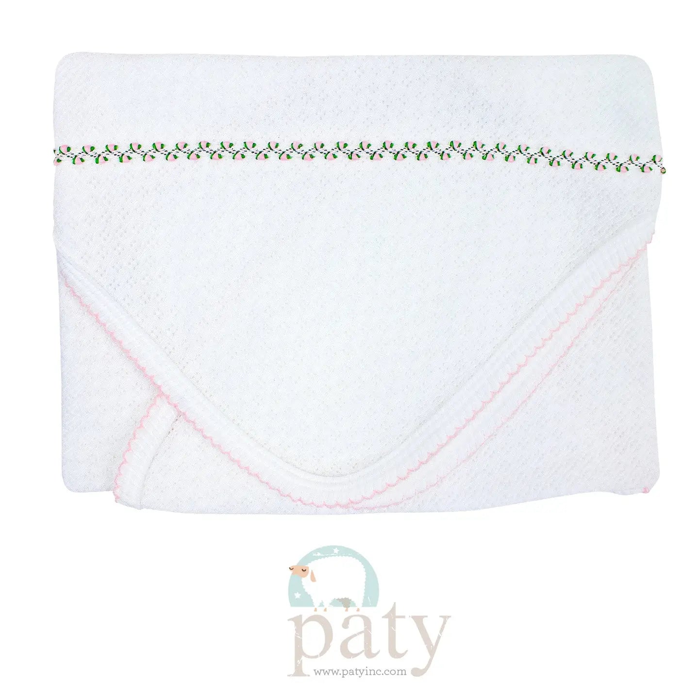 Paty Knit Receiving/Swaddle Blanket (Ruth)