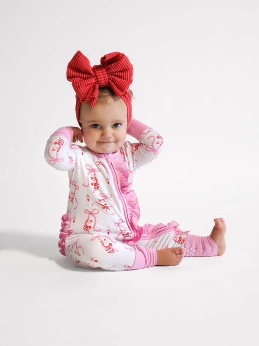 Santa Baby Convertible Zip Romper