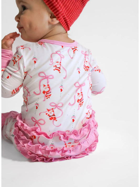 Santa Baby Convertible Zip Romper
